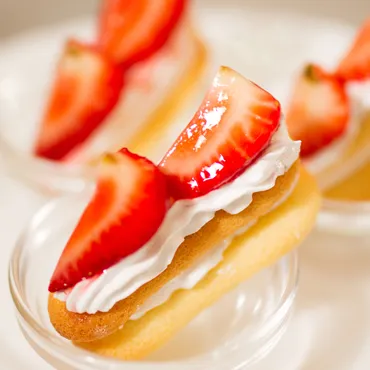 Brown Butter Strawberry Shortcakes Madeleine